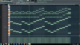 Sing for the Moment Piano Line  FL Studio 10 Project [upl. by Atnwahs812]