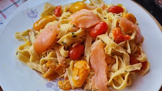 pâtes au saumon  recette facile et rapide incroyablement Délicieuse ✅ [upl. by Barrow870]