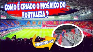 MAKINGOF  MONTAGEM DO MOSAICO DO FORTALEZA   Vlog do Conrado [upl. by Darrej]