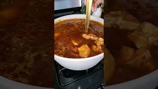 Pozole rojoposolerojodepuercopozolerecipeshorts [upl. by Williamsen325]