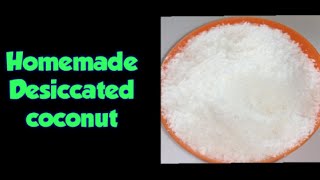 Epi14Homemade Desiccated coconut recipe in tamil How to make desiccated coconut [upl. by Melvin]