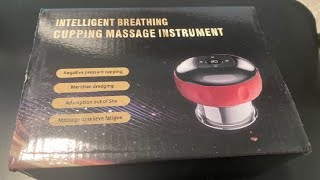 Electric Cupping Therapy Massager Device Tool Review Super strong suction power easy to use [upl. by Kyred]