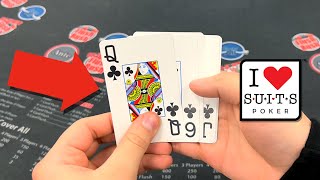 Attempting to hit a seven card flush in I Luv Suits [upl. by Enylekcaj429]