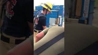 Forcible entry with a Halligan and NY hook [upl. by Merla]