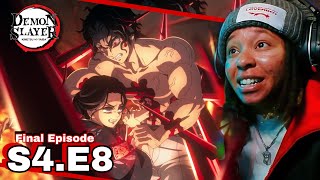 The Hashira Unite🔥Demon Slayer S4 Ep8  Reaction [upl. by Keslie]