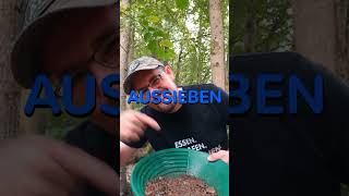 Ein Goldstück finden🔍 und reich💲werden Wie man das Gold findet goldwaschen outdoor hobby [upl. by Burl]