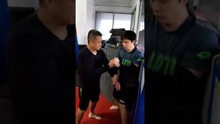 Wing Chun  Fighter Fitness Hillview  Sticking Hands free exchange pressure testing  Rae Tan [upl. by Ibbob]