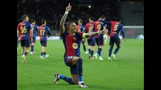 Raphinhas HatTrick Powers Barcelona Win Over Bayern Munich HatTrickHeroFootballThriller [upl. by Memberg]