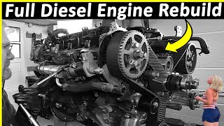 Diesel Engine Rebuild Start to Finish  S4Ep9 [upl. by Adroj]