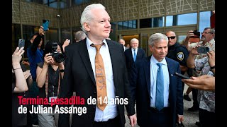 Jueza declara “hombre libre” al fundador de WikiLeaks [upl. by Ainwat214]