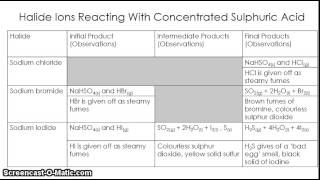 AQA AS 11 3 Reactions of Halide Ions [upl. by Kenwrick]