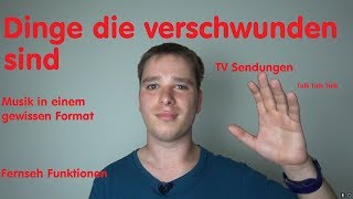 Dinge die einfach verschwunden sind 5 Musikformat TV Sendungen UKW Radio und mehr [upl. by Dalston909]