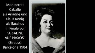 Montserrat Caballé und Klaus König im Finale der Oper quotAriadne auf Naxosquot von Richard Strauss 1984 [upl. by Karissa]