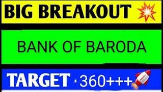 BANK OF BARODA SHARE LATEST NEWSBANK OF BARODA SHARE ANALYSISBANK OF BARODA SHARE result [upl. by Eissat]