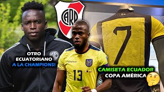 ASÍ DE HORRIBLE ES LA NUEVA CAMISETA DE ECUADOR PARA LA COPA AMÉRICA 2024  RIVER PLATE A POR ENNER [upl. by Wendell]