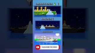 TITANIC VS LOROTANIC VS BRITANNIC Sinking Flipaclip sinkingships sinkingship viralvideo shorts [upl. by Ahsart]