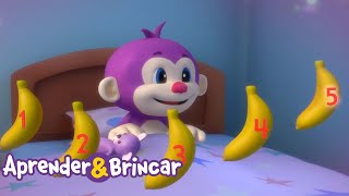 Aprender amp Brincar™  Contando Bananas 🍌  Desenhos Animados  Aprendendo [upl. by Ahsekahs225]