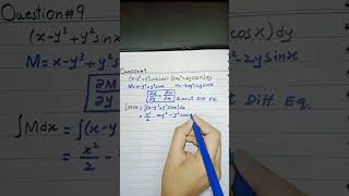 Exact differential equations 24 question 9 Dennis g zill [upl. by Crisey]