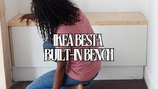 Ikea Besta Builtin Bench [upl. by Arsi480]