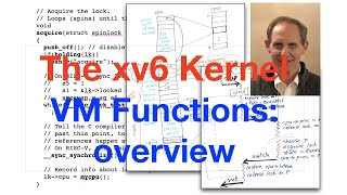 xv6 Kernel19 VM Functions Overview [upl. by Rabiah]