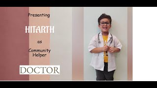 Community Helper for Kids  Doctor community helper  Learn with Hitarth  Helpers of our society [upl. by Alon709]