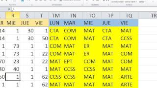 HORARIOS AUTOMÁTICOS CON EXCEL PARA DOCENTES Y ALUMNOS [upl. by Lanctot]