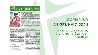 III Domenica del Tempo Ordinario  21 gennaio 2024  anno B  foglietto la Domenica [upl. by Chere]