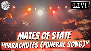 Mates of State quotParachutes Funeral Songquot LIVE [upl. by Nay]