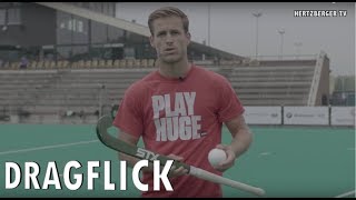 Dragflick by Hertzberger  Sleeppush  Field HockeyTraining Tutorial  Hertzberger TV [upl. by Semaj]