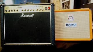 Marshall JCM2000 DSL401 vs Orange Super Crush 100 [upl. by Onra]