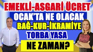 CANLI Emekli Asgari Ücret Ocakta Ne Olacak Bağkur İkramiye Torba Yasa Ne Zaman [upl. by Belsky]