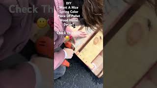 DIY Pallet Wood MagazineBook Holder 😀😎diy shorts [upl. by Irrep]