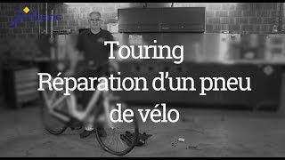 Réparation dun pneu de vélo Touring [upl. by Vola199]