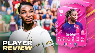 This Card is INSANE 💥 98 FUTTIES Geyoro Player Review FC 24 Ultimate Team [upl. by Arlynne]