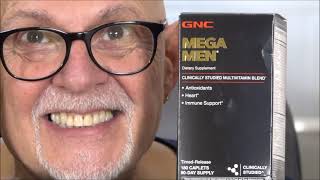 Im Trying GNC Mega Men Multivitamin as My Daily Vitamin [upl. by Louanne848]