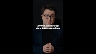 Mehr Kapitalerträge steuerfrei Erhöhung des SparerPauschbetrags auf 1000 € geplant shorts [upl. by Beesley]