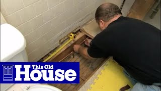 How to Install a Towel Warmer  This Old House [upl. by Harman]