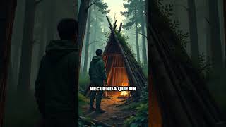 Refugios improvisados en la naturaleza [upl. by Lledrac]