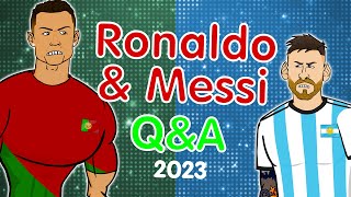 Ronaldo amp Messi QampA Parody [upl. by Haidabej]