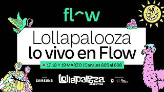 ¡Lollapalooza lo vivo en Flow 🤩 [upl. by Vigor746]