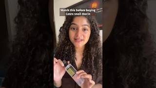 Watch this before buying Cosrx snail mucin essence youtubeshorts cosmetologist skincare [upl. by Gaudet134]