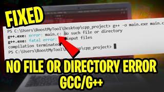 How to Fix Error GCCG No Such File or Directory  EASY SOLUTION Updated 2024 [upl. by Claudie365]