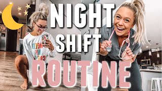 NIGHT SHIFT NURSE ROUTINE  DAY IN THE LIFE  Holley Gabrielle [upl. by Ced]