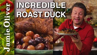 Incredible Roast Duck  Jamie Oliver [upl. by Dyoll]