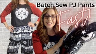 SEW 3 Pairs of PJ Pants FAST Beginnerfriendly [upl. by Leclair]