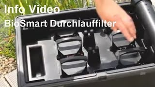 Oase BioSmart Durchlauffilter  BioSmart Set 700014000160002000030000  Video Gartenteichfilter [upl. by Yedrahs715]