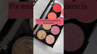 How to fix a broken makeup palette shorts [upl. by Sakovich]