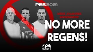 NO REGENS MOD  Como acabar com os regens no PES 21 Jogadores aposentados que voltam adolescentes [upl. by Enirak]