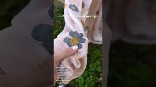 Natural floral art print 🐾trending ytshorts youtubeshorts fashion music explorepage art its [upl. by Aihpos]