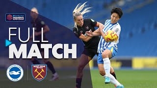 Full Match Brighton amp Hove Albion v West Ham United  Barclays WSL 202425 [upl. by Nameloc]